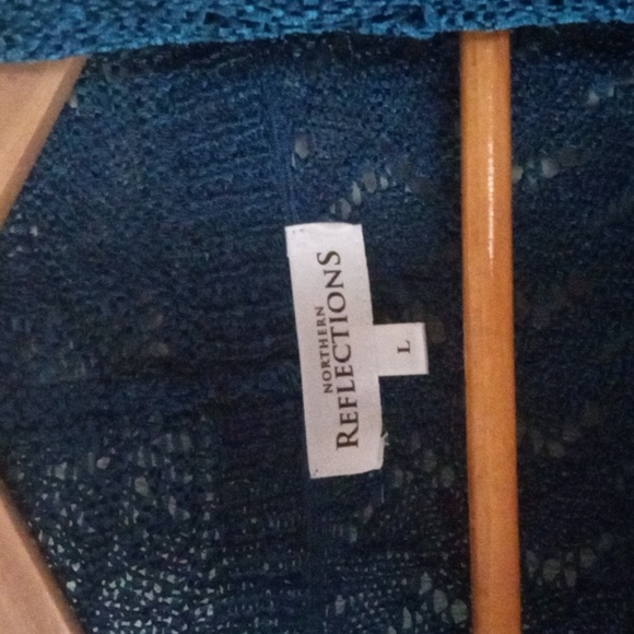 ๐ Peacock Blue Cardigan by Northern Reflections | Size L - Picture 3 of 11